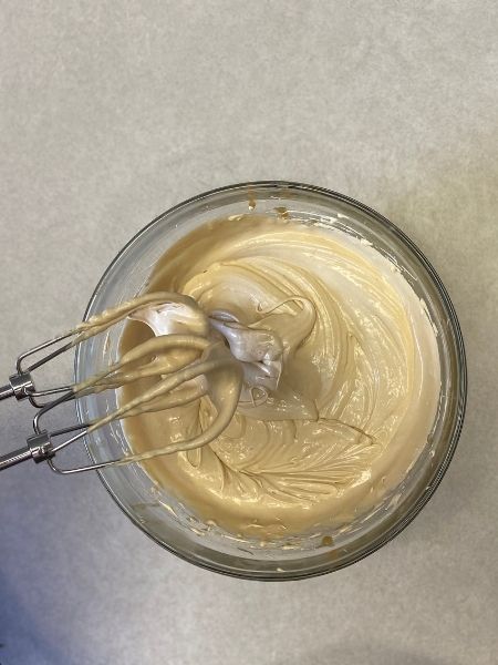 whipped caramel ganache