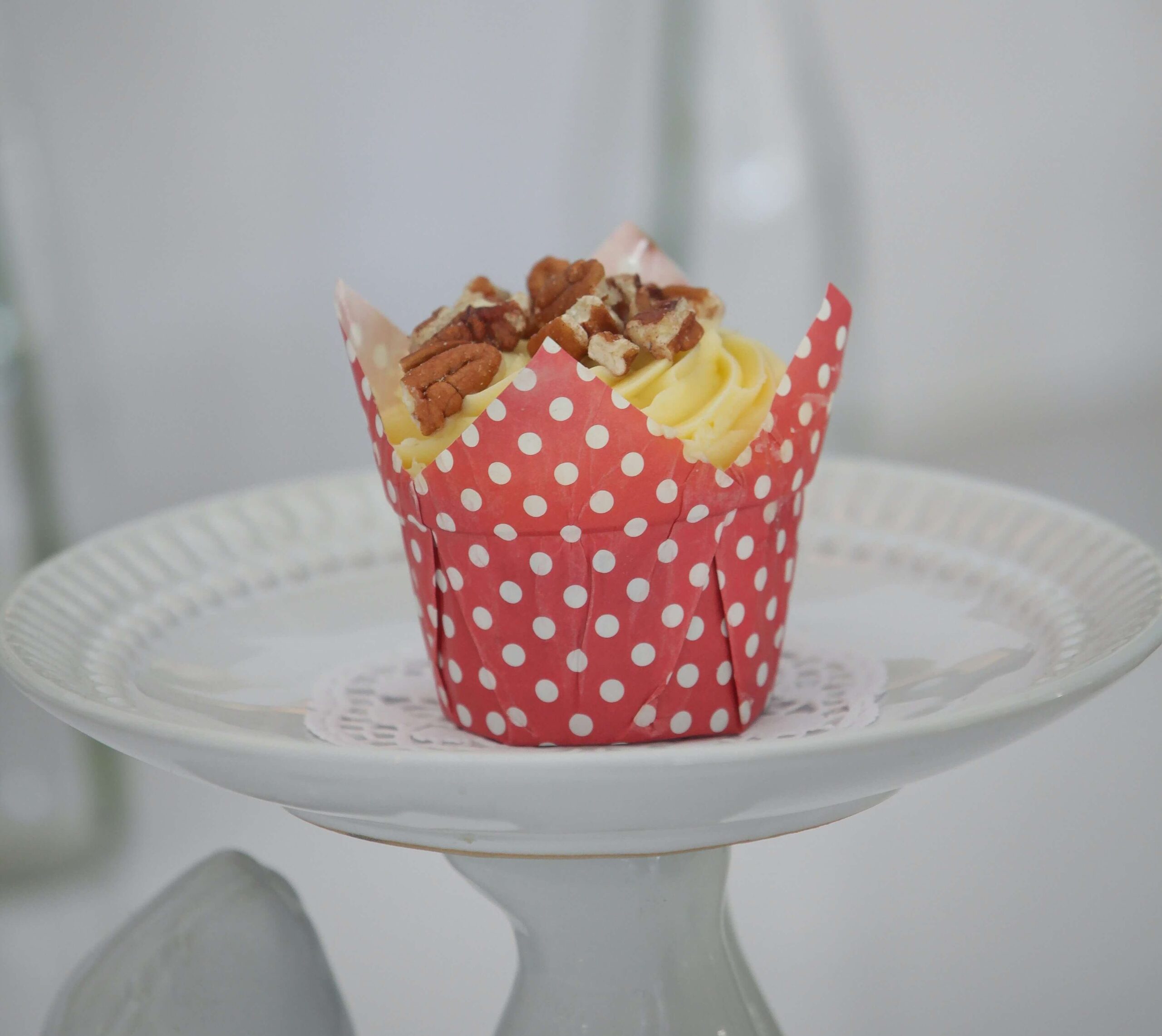 fancy cupcake in tulip liner