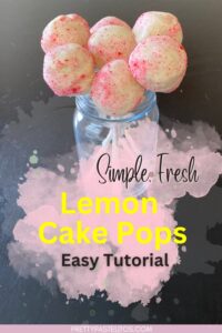 super easy lemon cake pops recipe tutorial