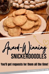 award winning snickerdoodles pin