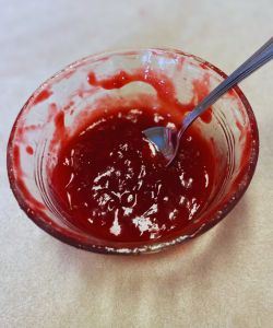 raspberry sauce for frosting