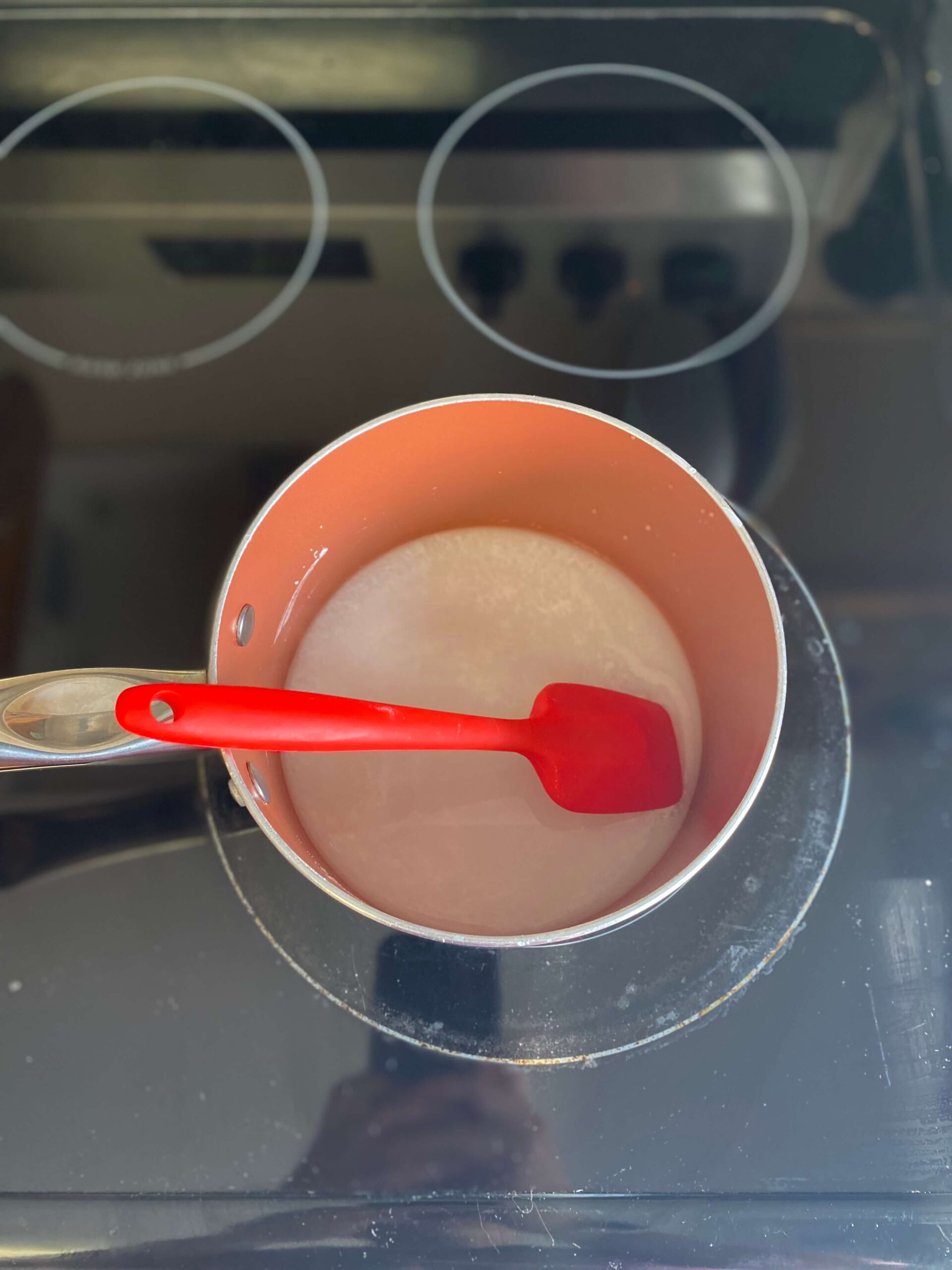 stir cornstarch and water on stove