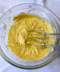 incorporate dry ingredients dairy-free mango cupcakes with mango frosting