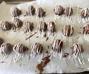 decorate easy cookie butter truffles