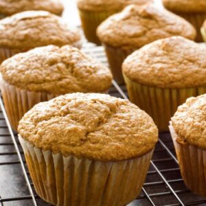 easy banana muffin recipe with cookie butter