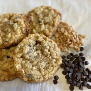 oatmeal chocolate chip cookies with toffee recipe