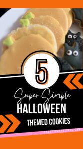 5 easy decorated Halloween cookies