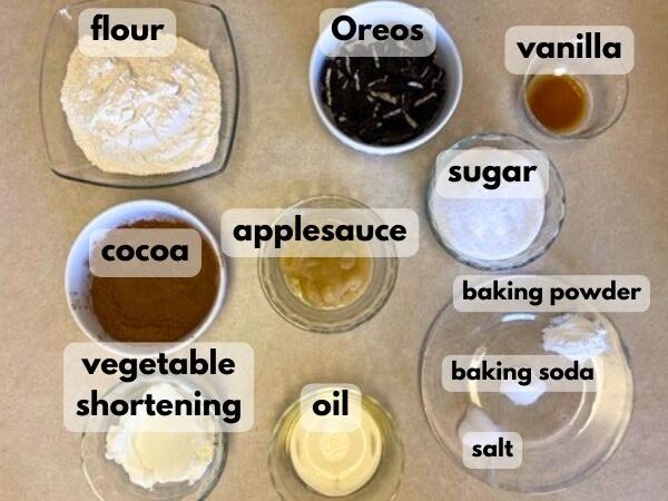 Oreo cookie biscotti ingredients