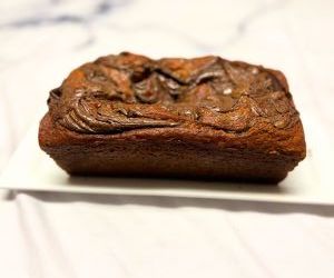 cool pumpkin bread with nutella filling