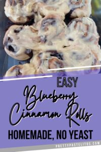 homemade blueberry cinnamon rolls no yeast