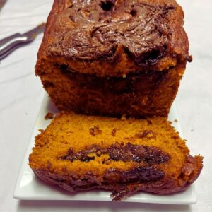 easy pumpkin bread with nutella filling recipe