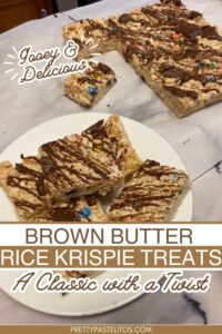 brow butter rice krispie treats pin