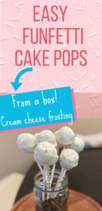 funfetti cake pops easy recipe pin