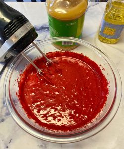 prepare super easy vegan red velvet cupcakes making vegan substitutions