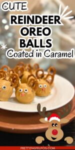 Christmas Reindeer Caramel Oreo Balls Recipe Tutorial