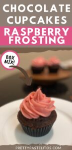 easy chocolate cupcakes with homemade raspberry buttercream frosting recipe