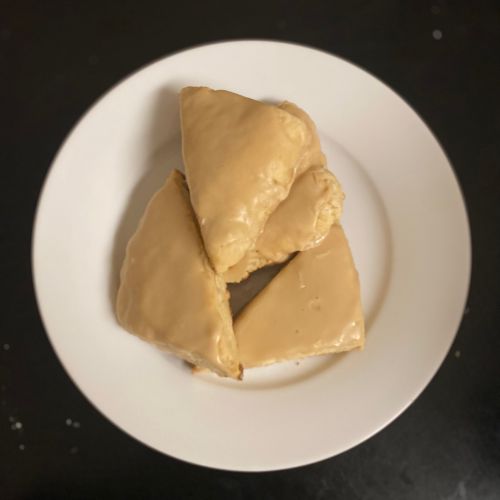 vegan maple scones with maple glaze recipe