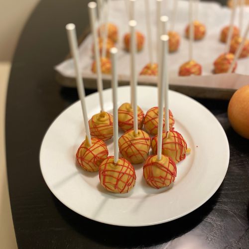 salted caramel apple cake pops recipe tutorial