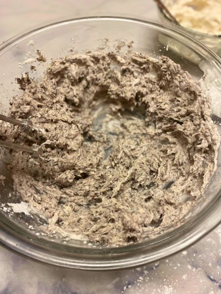 mixed oreo frosting