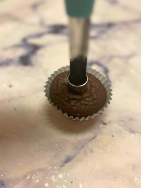 cupcake corer for vegan oreo cupcakes with oreo filling