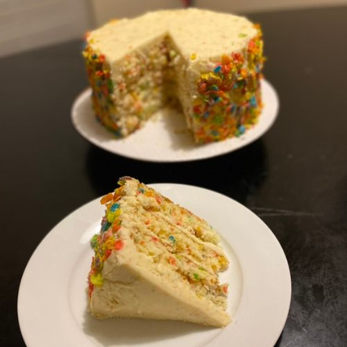 Fruity Pebbles Layer Cake Recipe