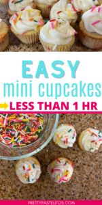 mini cupcakes recipe pin