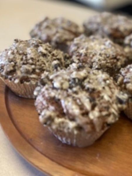 finished Oreo muffins