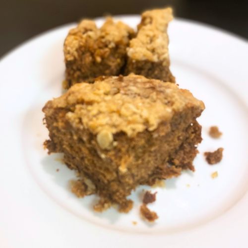 vegan banana cinnamon sugar bars recipe