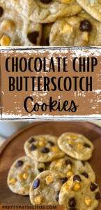 chocolate chip butterscotch cookies pin