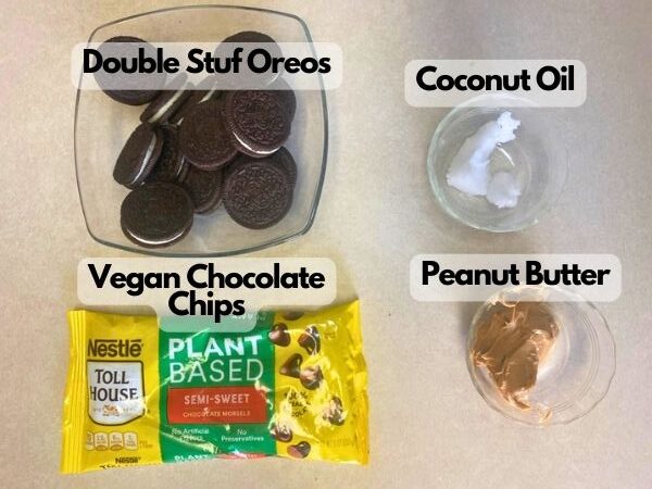 easy vegan Oreo balls ingredients