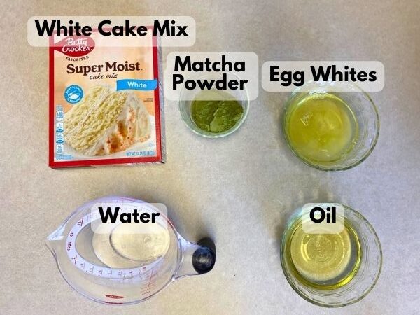 matcha cake pops ingredients