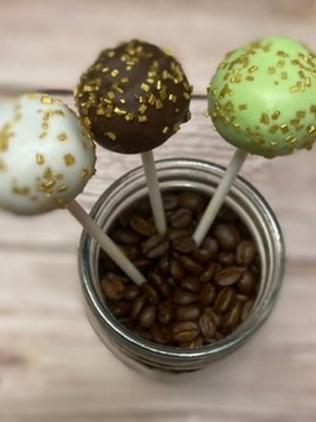 matcha cake pops