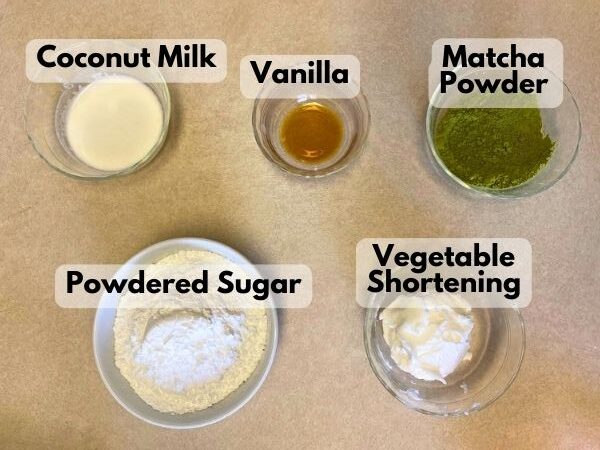 matcha frosting ingredients