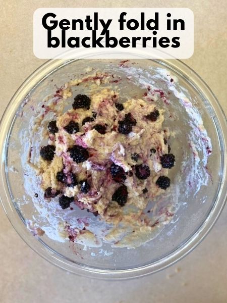 fold in blackberries