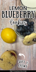 lemon blueberry cookies pin