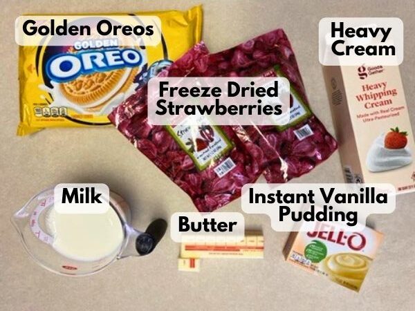 Oreo strawberry crunch pie ingredients