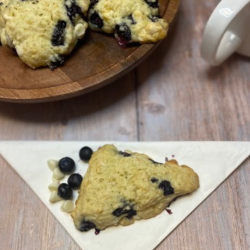 blueberry white chocolate chip scones