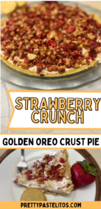 Oreo strawberry crunch pie pin