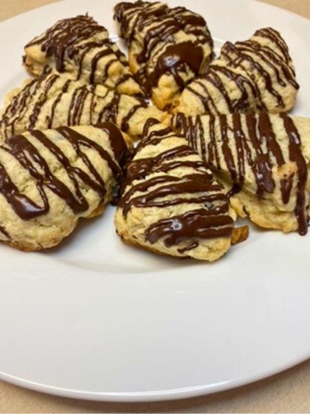 vegan chocolate chip scones