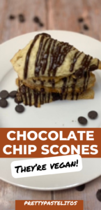 vegan chocolate chip scones pin