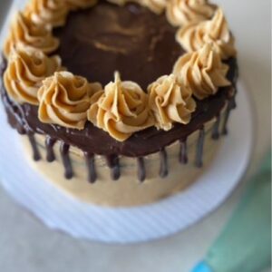 chocolate peanut butter layer cake from box mix