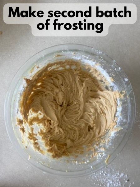 make second batch of frosting