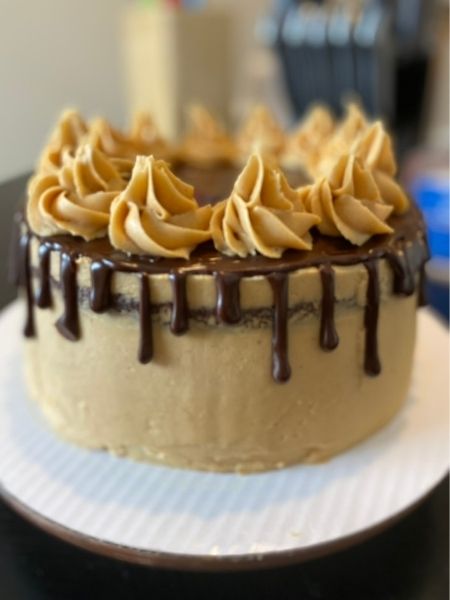 chocolate peanut butter layer cake from box mix