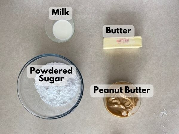 peanut butter frosting ingredients