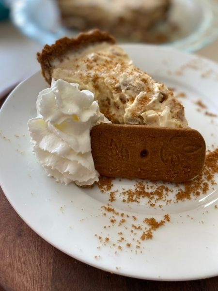 cookie butter ice cream pie