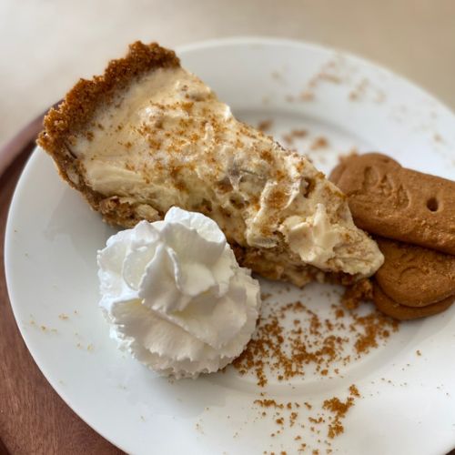 cookie butter ice cream pie