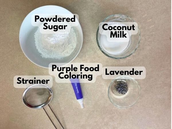 lavender glaze ingredients