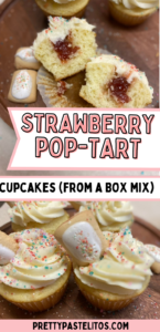 Strawberry Pop-Tart cupcakes Pin