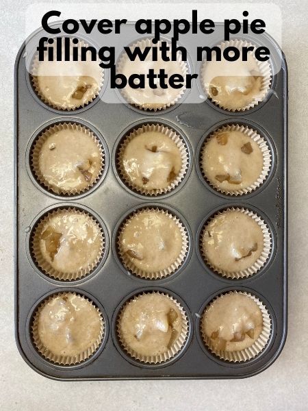 top off muffin tins with more batter