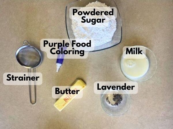 lavender frosting ingredients